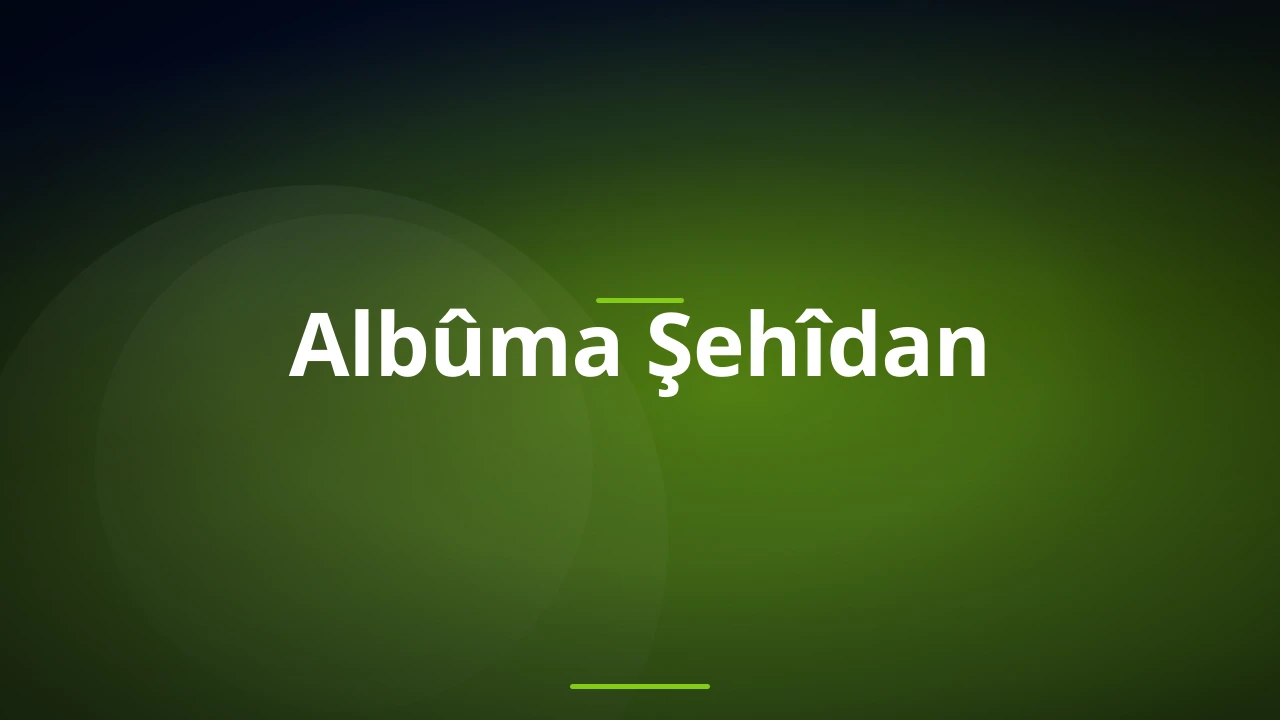 Albûma Şehîdan