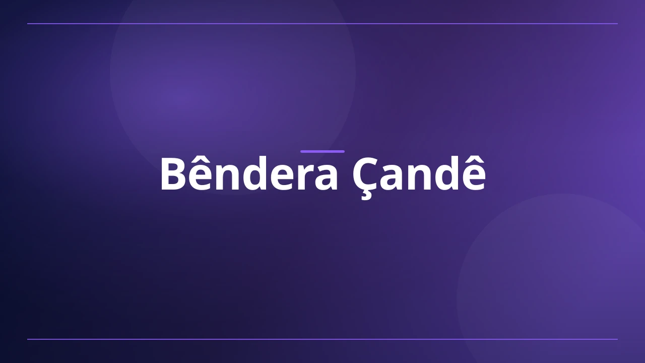 Bêndera Çandê
