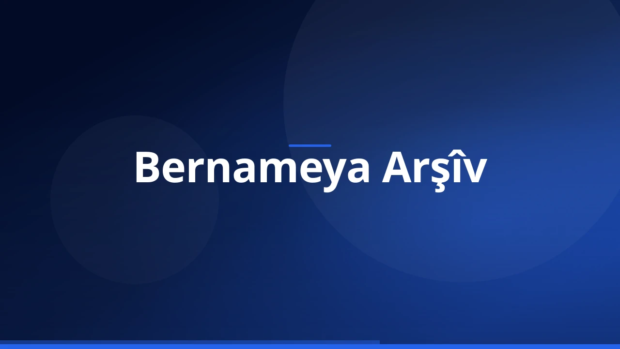 Bernameya Arşîv