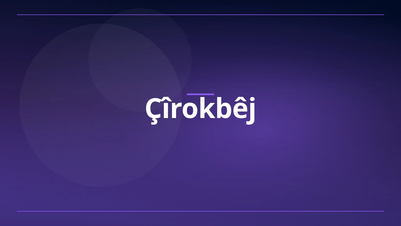Çîrokbêj