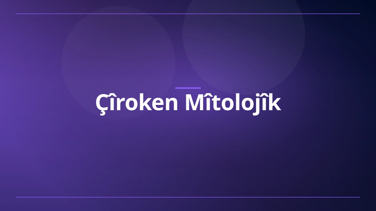 Çîroken Mîtolojîk