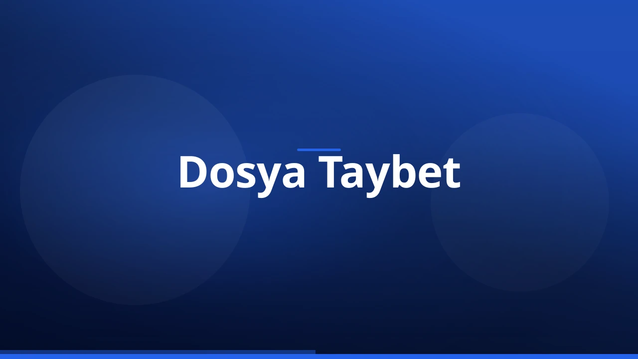 Dosya Taybet