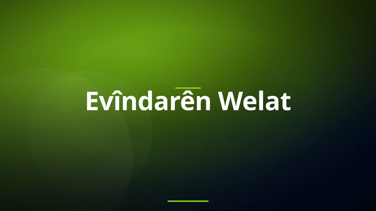 Evîndarên Welat