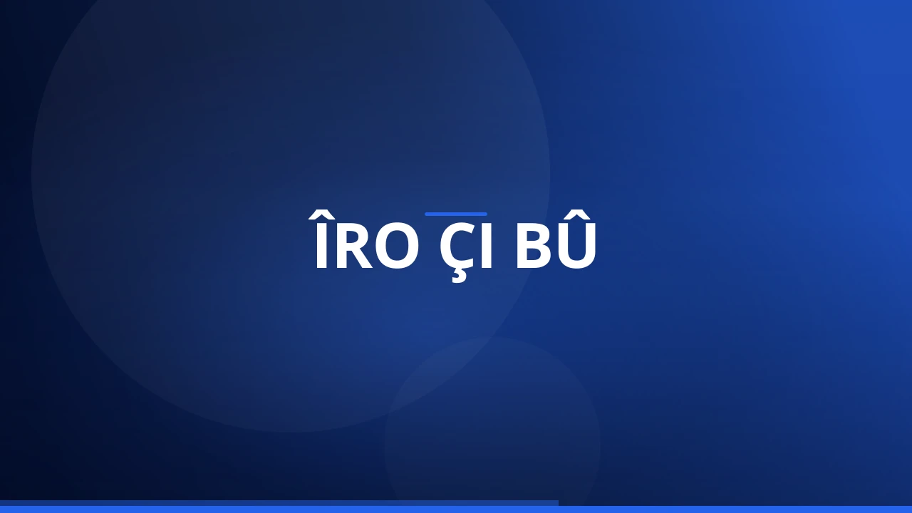ÎRO ÇI BÛ