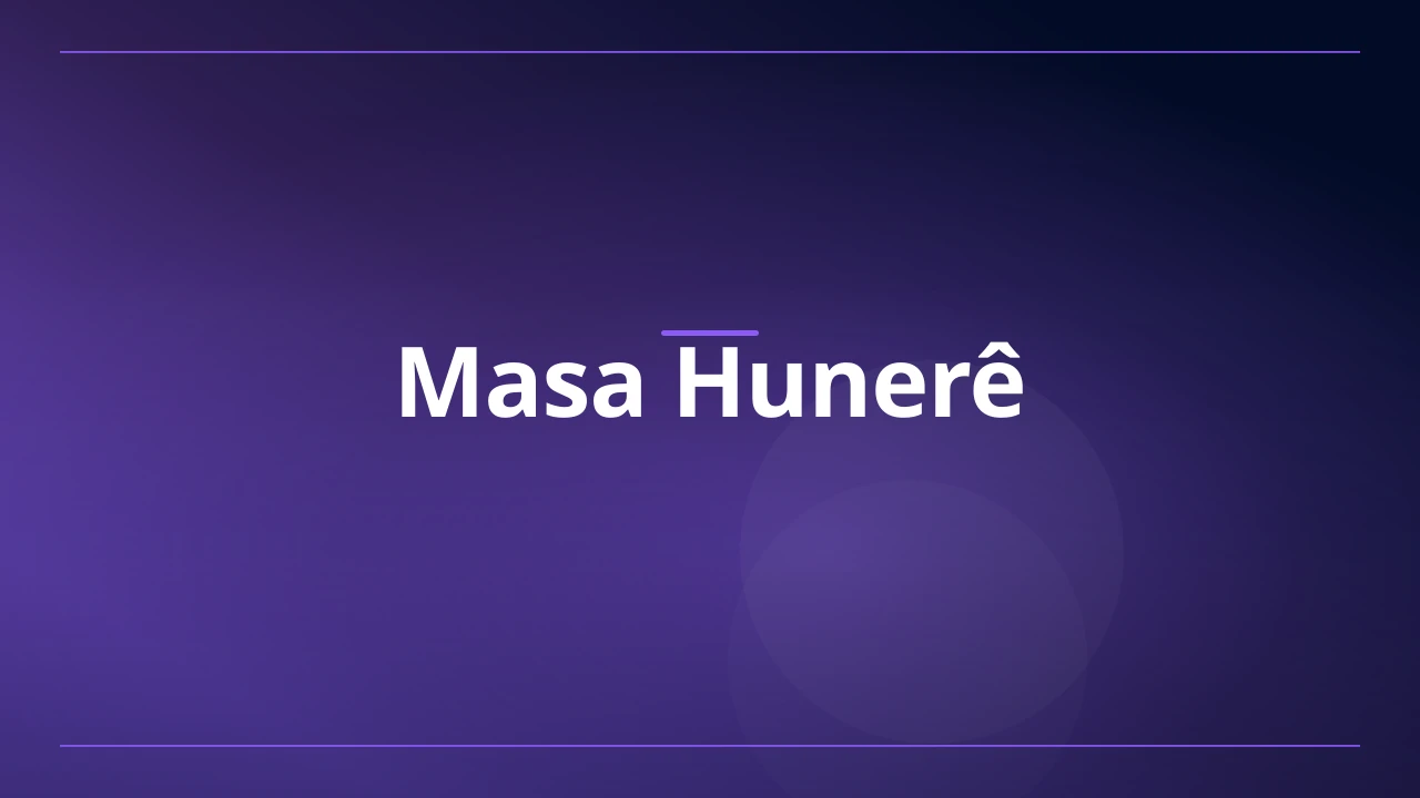 Masa Hunerê