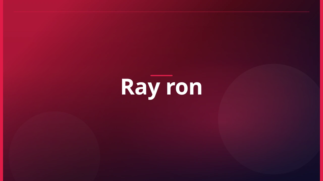 Ray ron