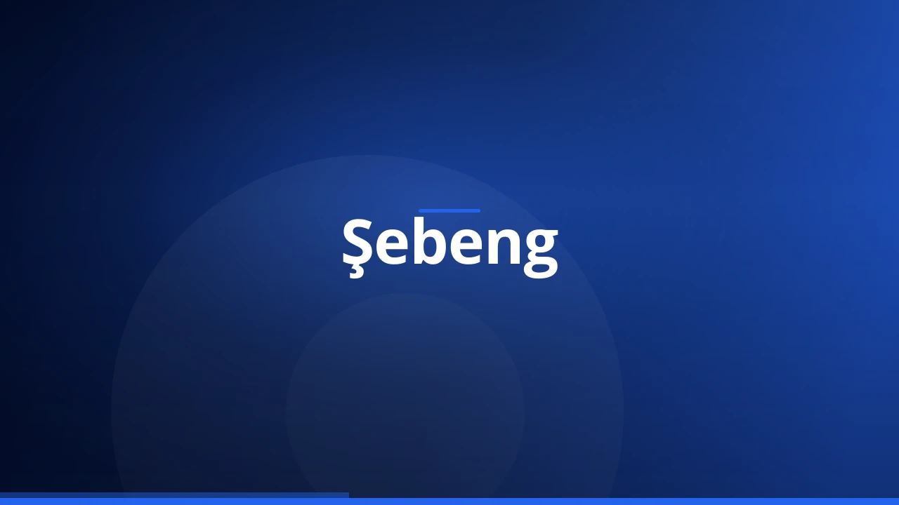 Şebeng