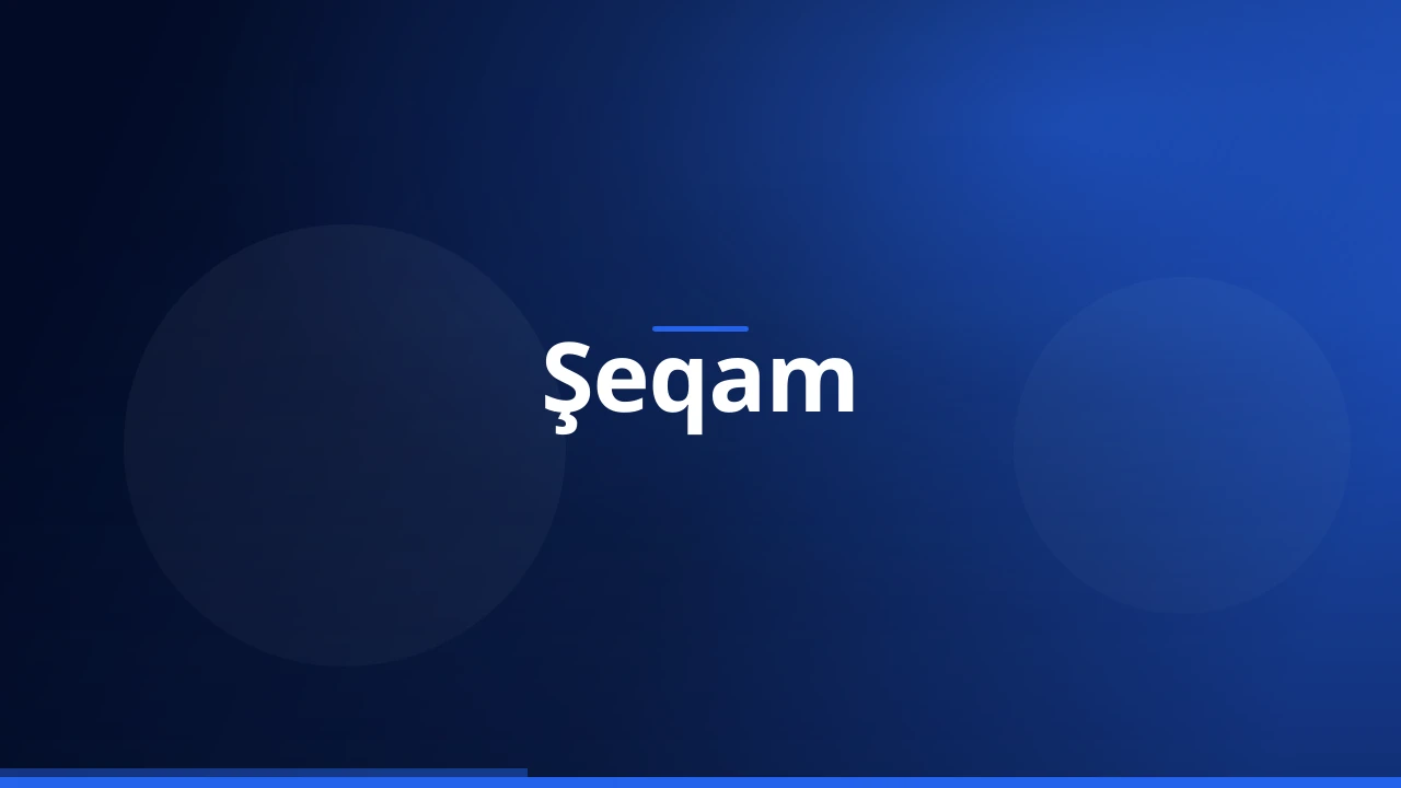 Şeqam