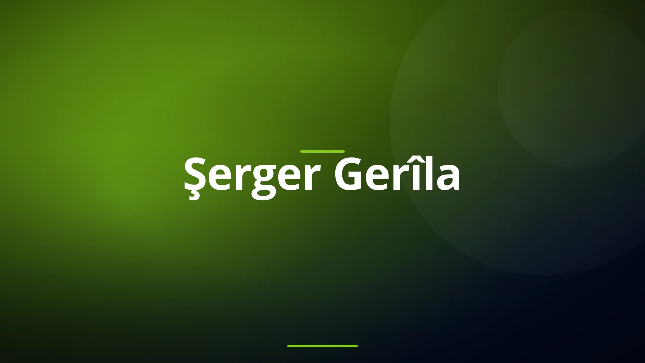 Şerger Gerîla