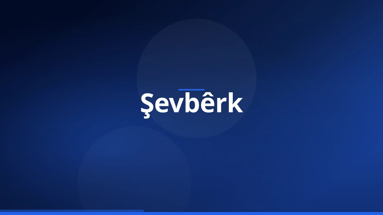Şevbêrk