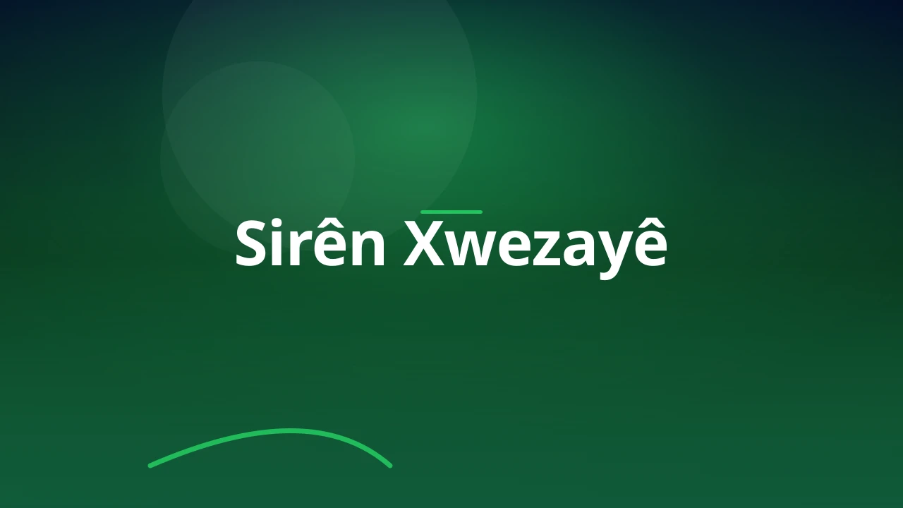 Sirên Xwezayê
