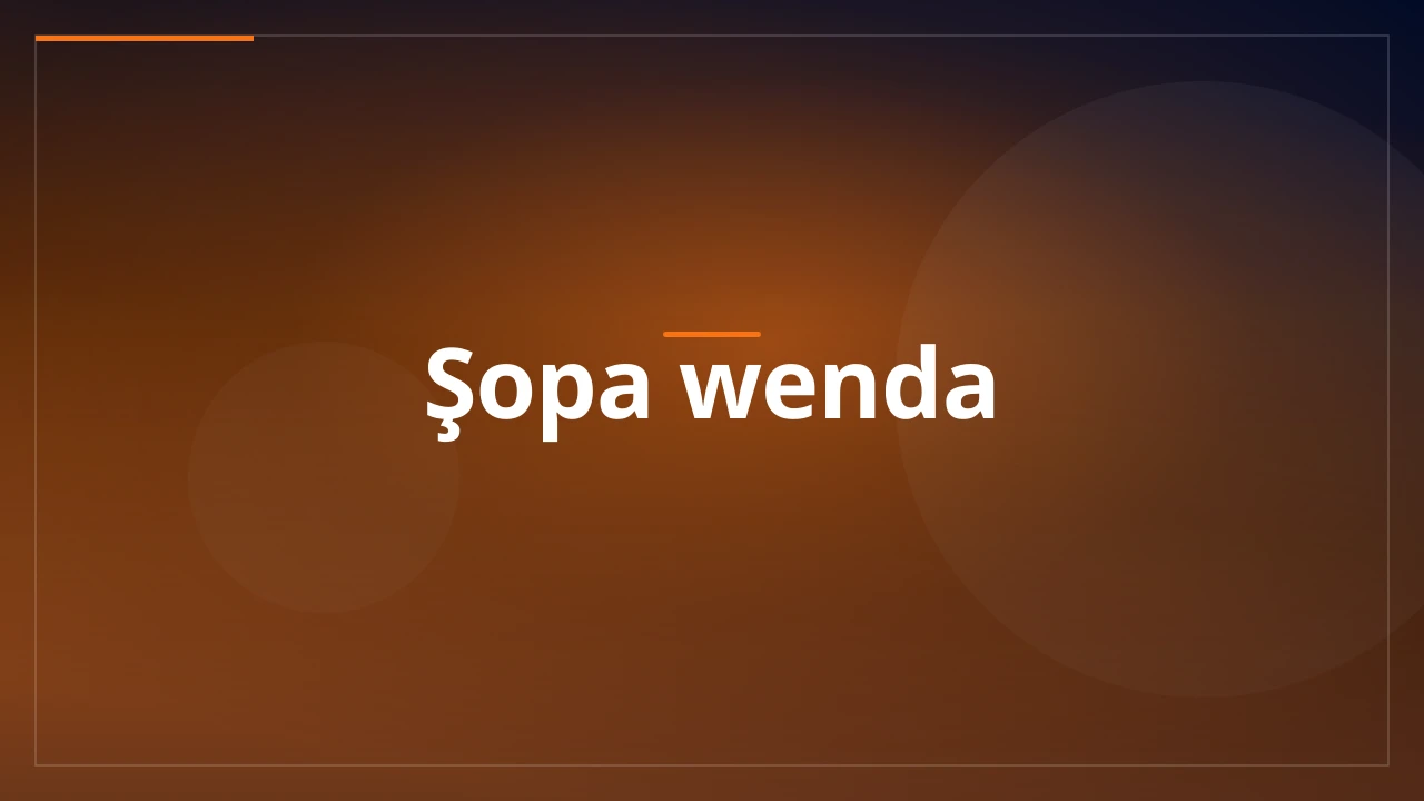 Şopa wenda