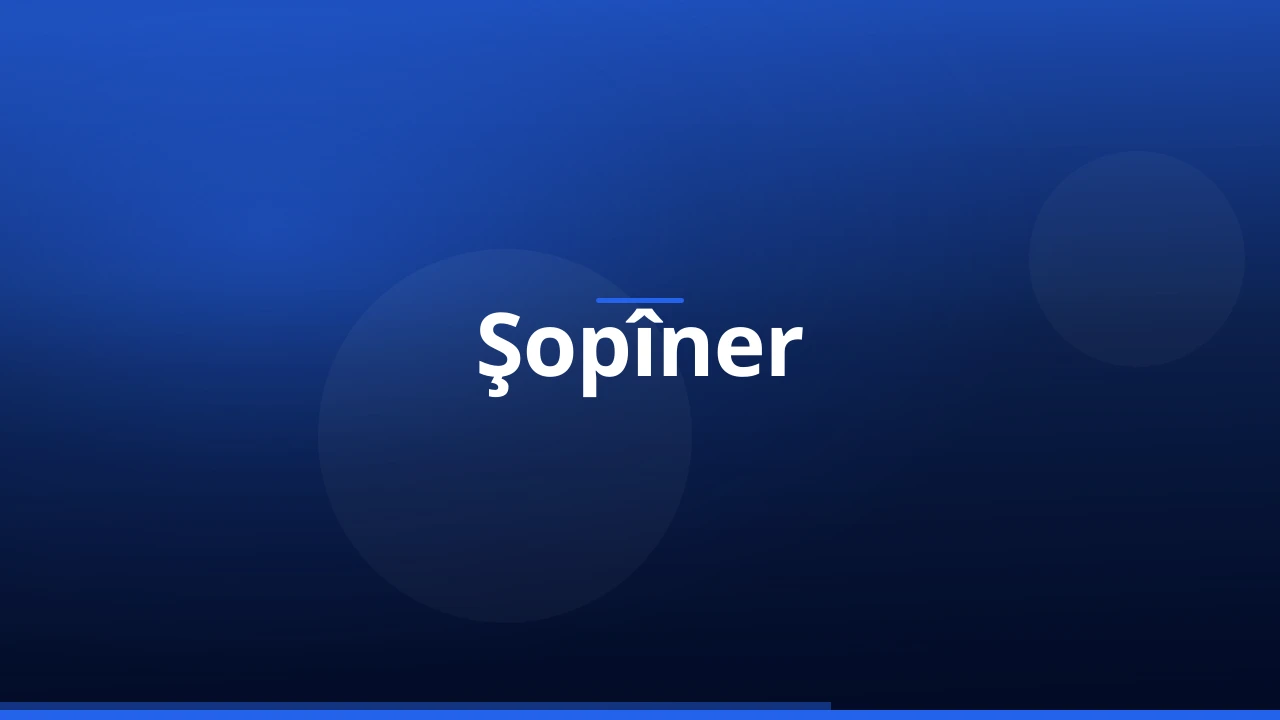 Şopîner